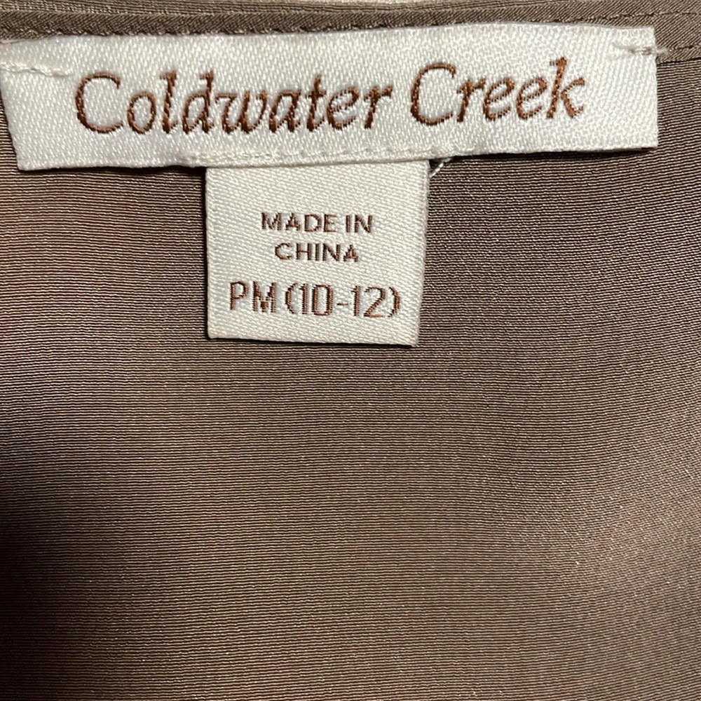 Coldwater Creek 100% Silk Blouse - Pm - image 4